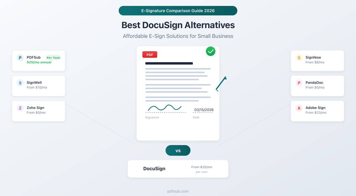 Best DocuSign Alternatives for Small Business - affordable e-signature solutions compared