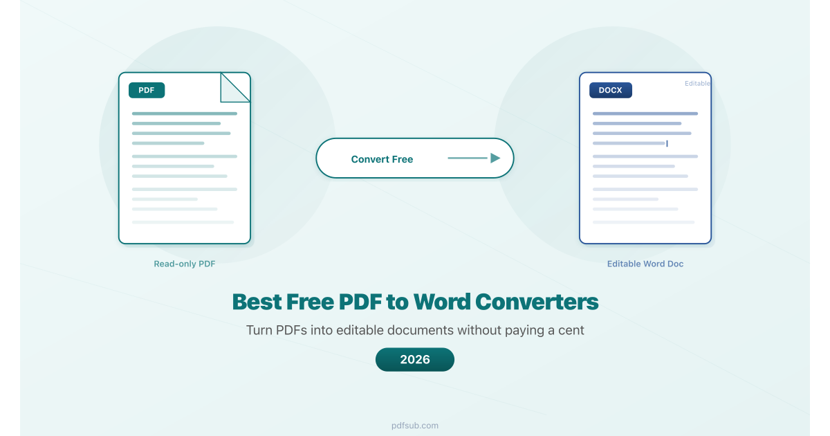 Best free PDF to Word converters: turn PDFs into editable documents