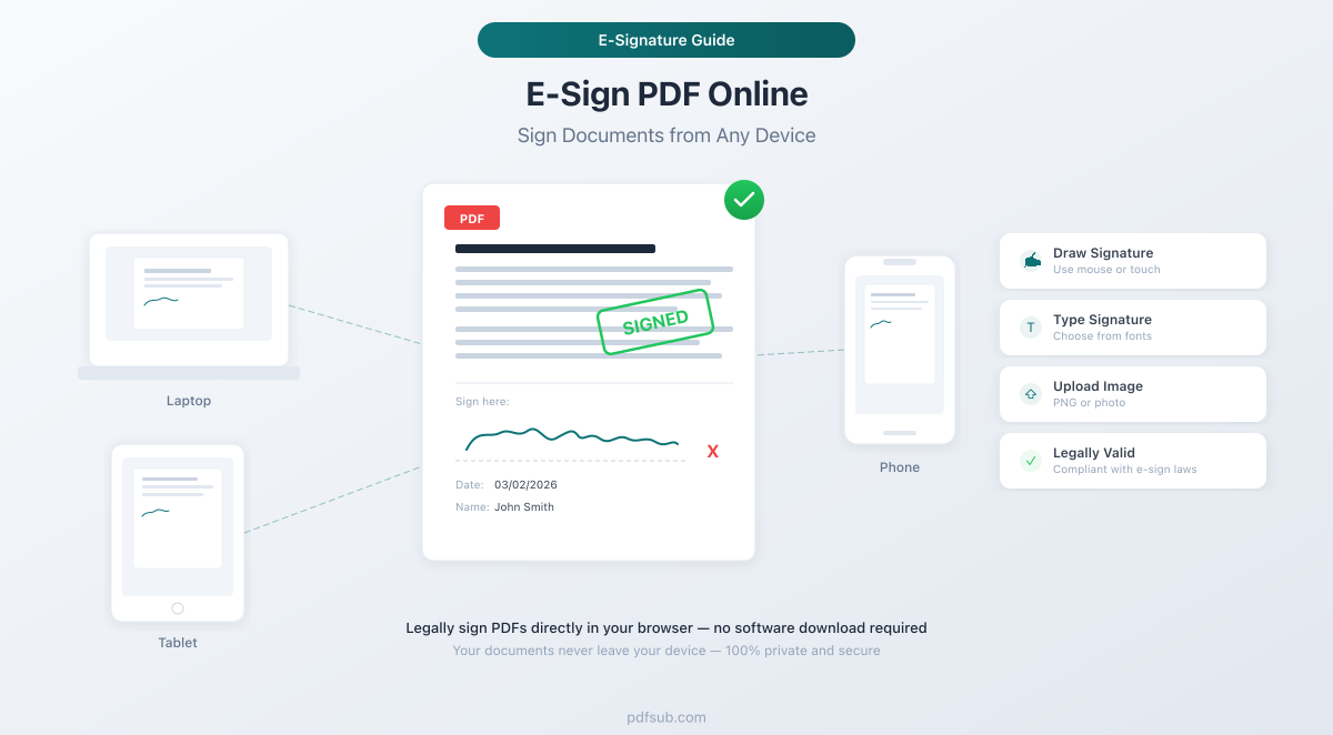 How to e-sign a PDF without printing - three methods compared