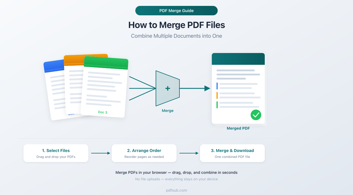 How to merge PDF files - three free methods for combining multiple PDFs into one document